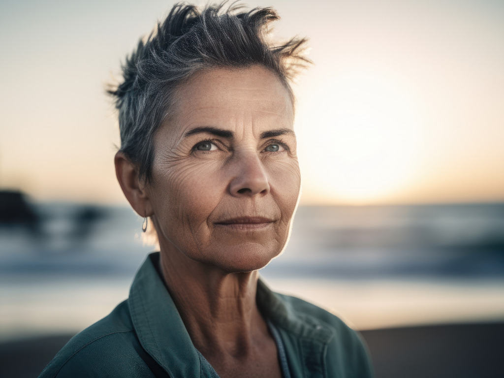 Mature Woman Celebrating Older Adulthood and Becoming A Wise Crone